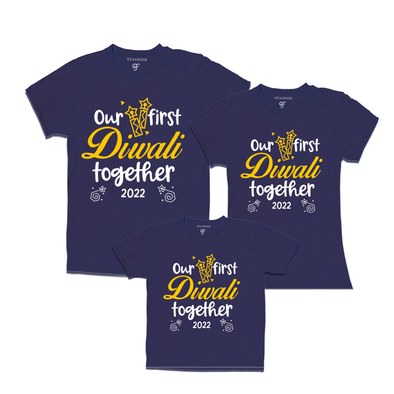 our first Diwali together 2022 family t shirts