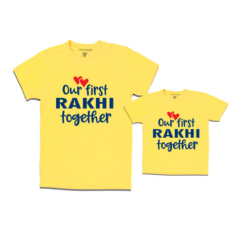 Our first rakhi together t shirts for brothers
