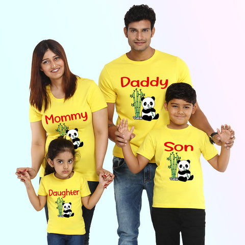 Panda - couple and family t shirts