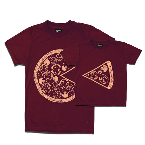 pizza dad and son t shirt