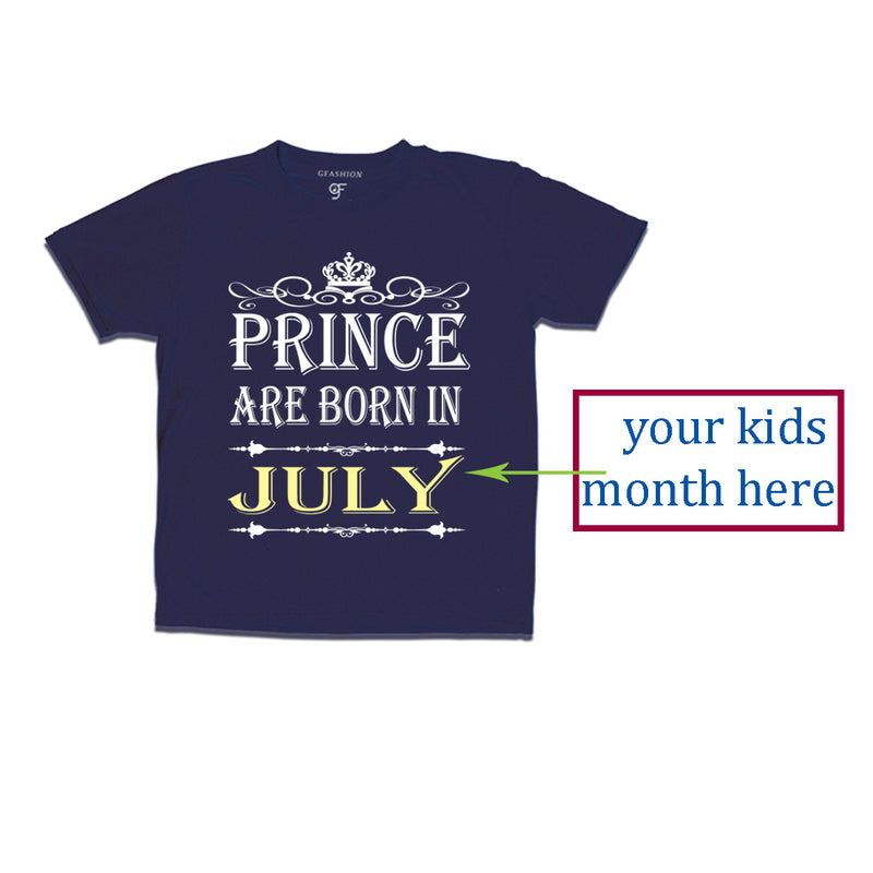 Prince are Born in your month-custom t-shirts