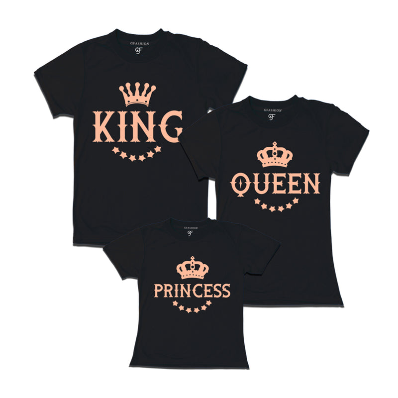 king queen and princess t shirts