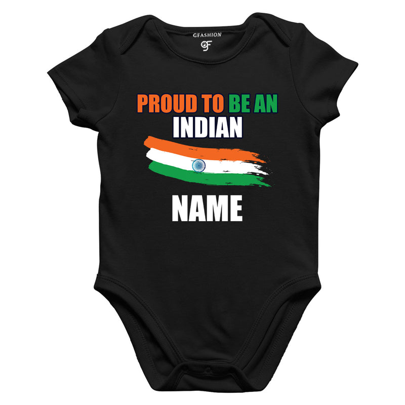 Proud To Be An Indian Baby Rompers-onesie-bodysuit with name