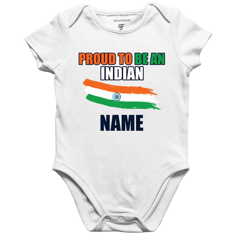 Proud To Be An Indian Baby Rompers-onesie-bodysuit with name