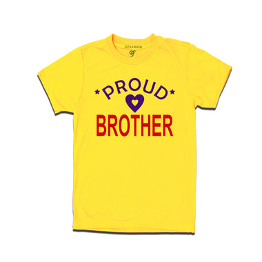 Proud Brother T-shirts-Yellow