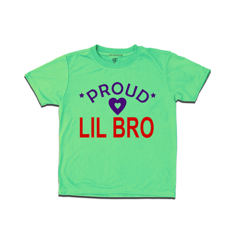 Proud Lil Bro T-shirt-PistaGreen