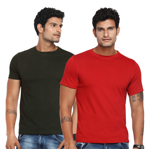Black-Red Color T-shirts