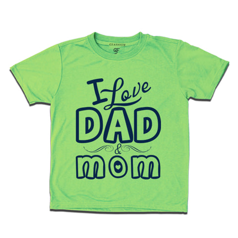i love mom and dad t-shirt for boy
