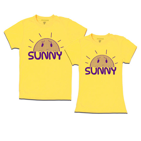 Summer t shirts-Couple tees-vacation t shirts-gfashion-yellow