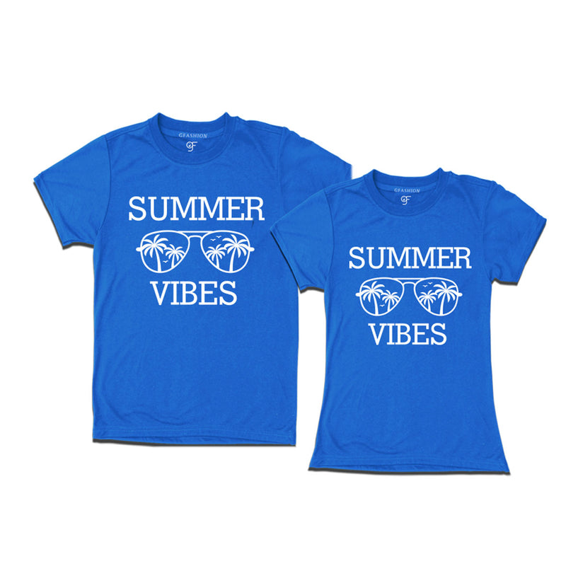 Summer Vibes T-shirts for Couples