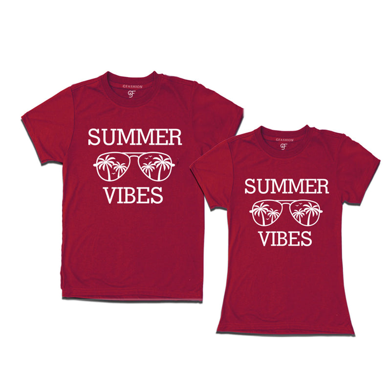 Summer Vibes T-shirts for Couples