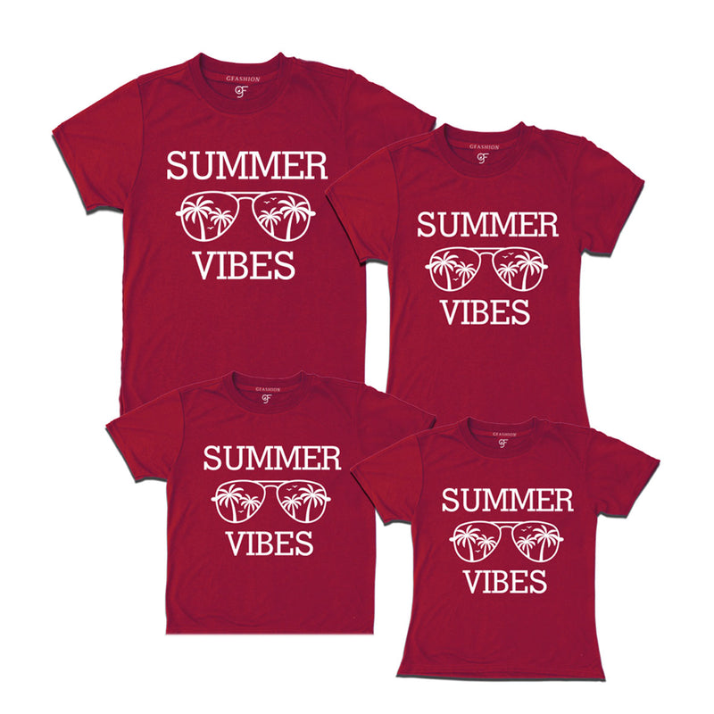 summer vibes vacation group tees