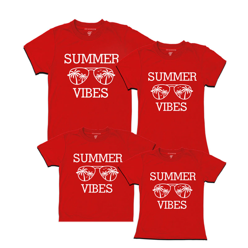 summer vibes vacation group tees