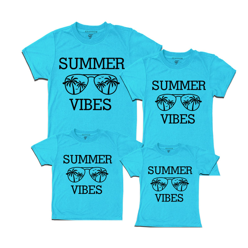 summer vibes vacation group tees