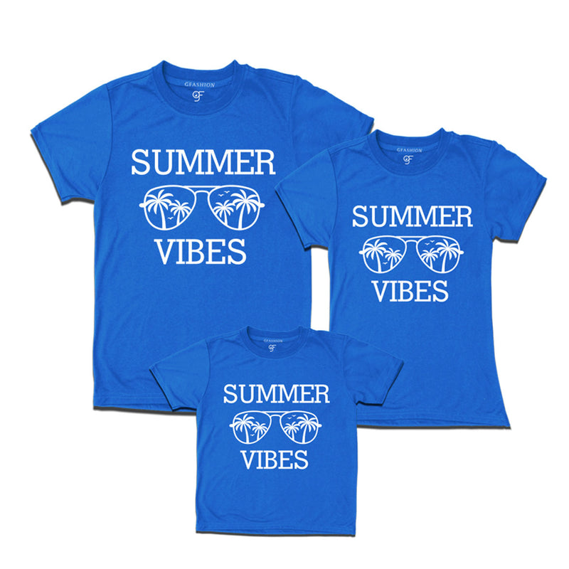 Summer Vibes T-shirts for Dad, Mom and Kids