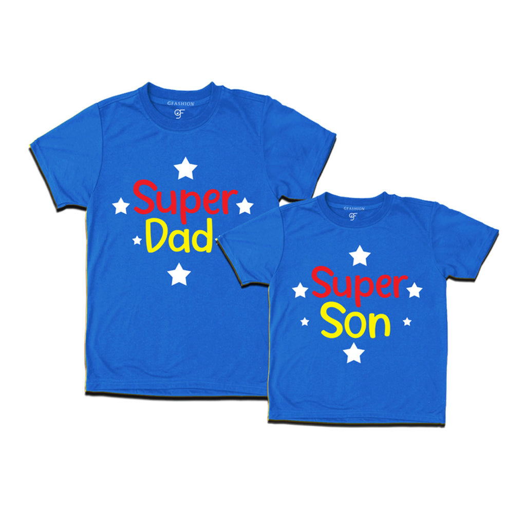 Super dad super son t shirts