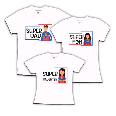 buy now super dad-mom-son-matching family t-shirts-gfashion