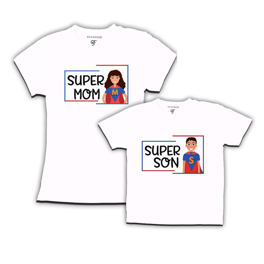 super mom super son t-shirts