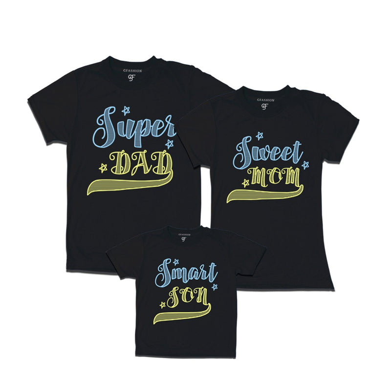 superdad-sweetmom-smartson-tshirts-black