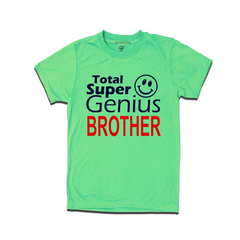 Super Genius Brother T-shirts in Pista Green Color-gfashi