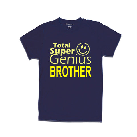 Super Genius Brother T-shirts in NavyColor-gfashi