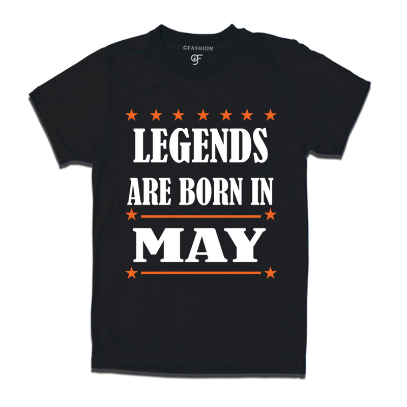 Legends Born in May-Birthday t-shirts