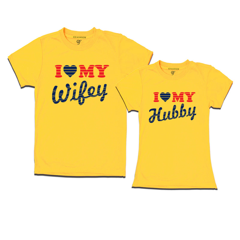 Couple Tees -hubby wifey