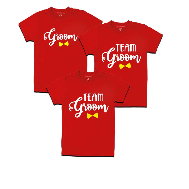 Groom and Team T-shirts