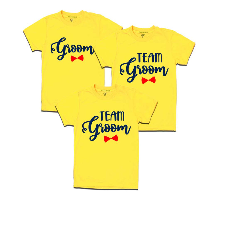 Groom and Team T-shirts