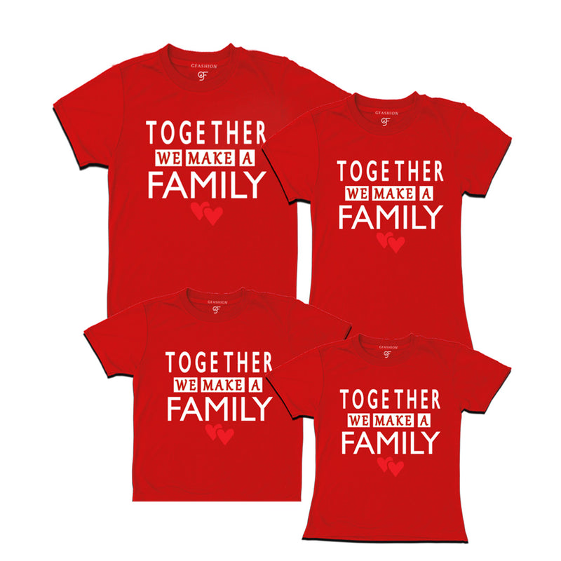 Matching Family T shirts set of 3 & 4