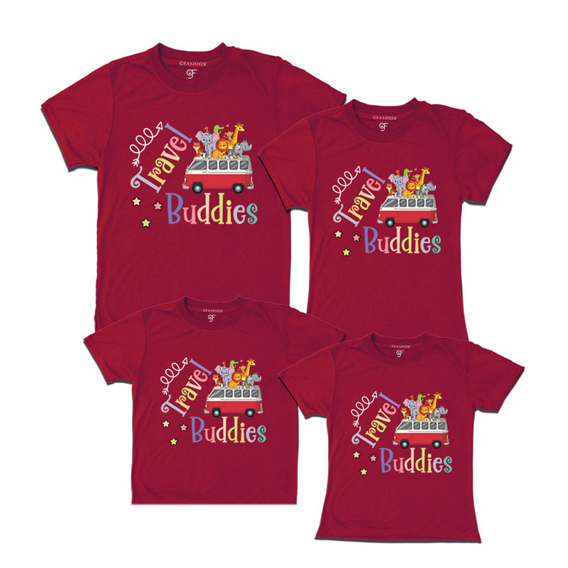 Travel Buddies Kids Vacation T-shirts