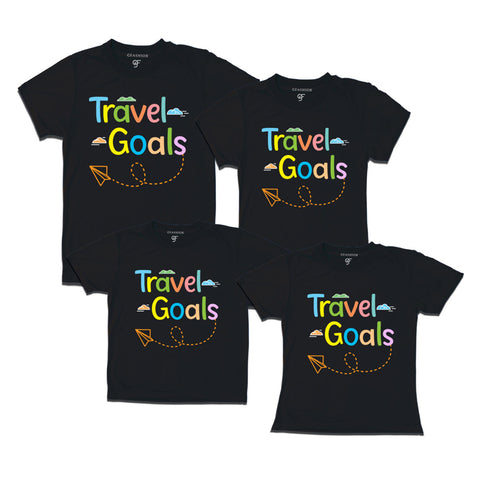 travel t shirts with travel goals print