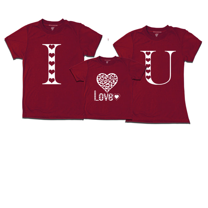 occasion can be celebrated with matching loving family t-shirt