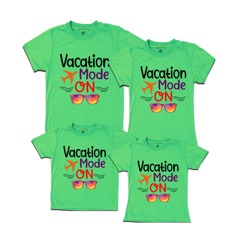Vacation mode on -family T-shirts friends t-shirts