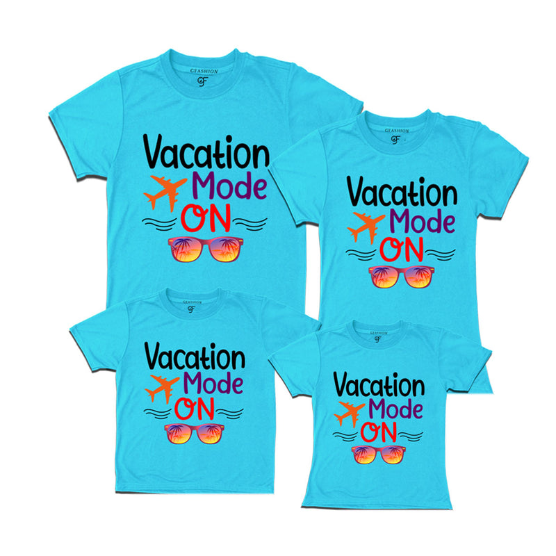 Vacation mode on -family T-shirts friends t-shirts