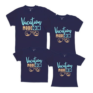 Vacation mode on-Family t shirts