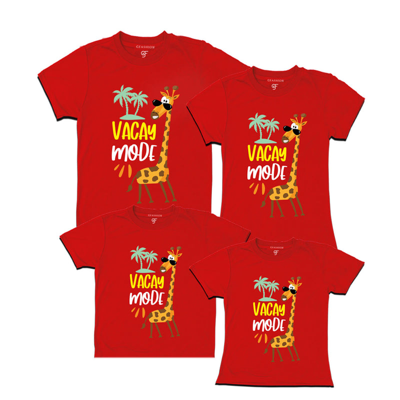 vacay mode t shirt for family