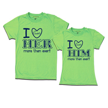 Valentine couple t shirts