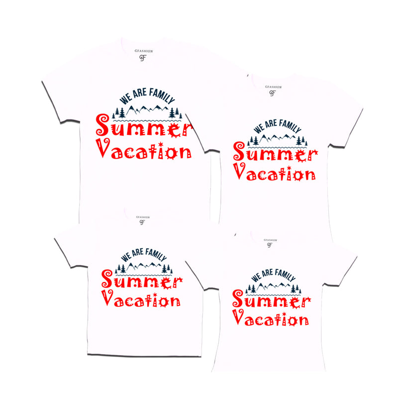 we are family Summer vacation tshirts
