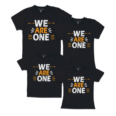 we-are-one-group-tshirts-for-family-and-friends-we-are-one-t-shirts-for-vacation-and-get-together-gfashion-matching-black-whiter-t-shirts
