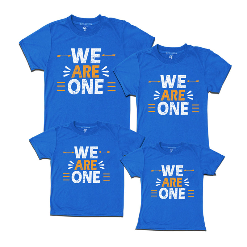 we-are-one-group-tshirts-for-family-and-friends-we-are-one-t-shirts-for-vacation-and-get-together-gfashion-matching-blue-whiter-t-shirts