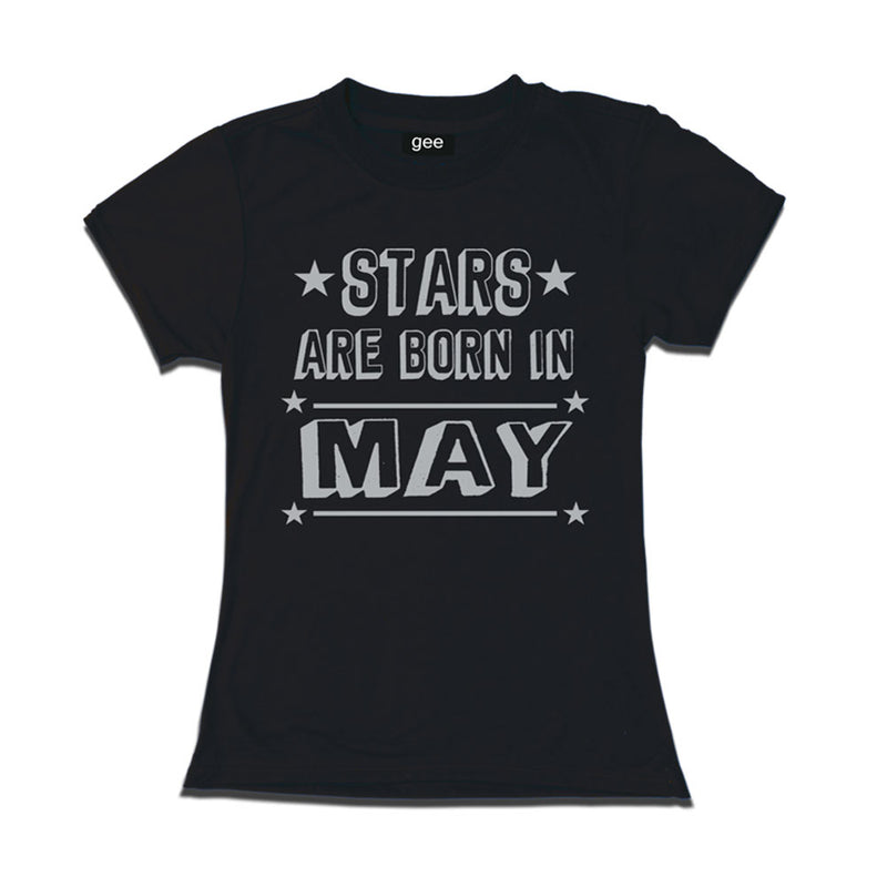 Women Stars Born in May-Birthday t-shirts