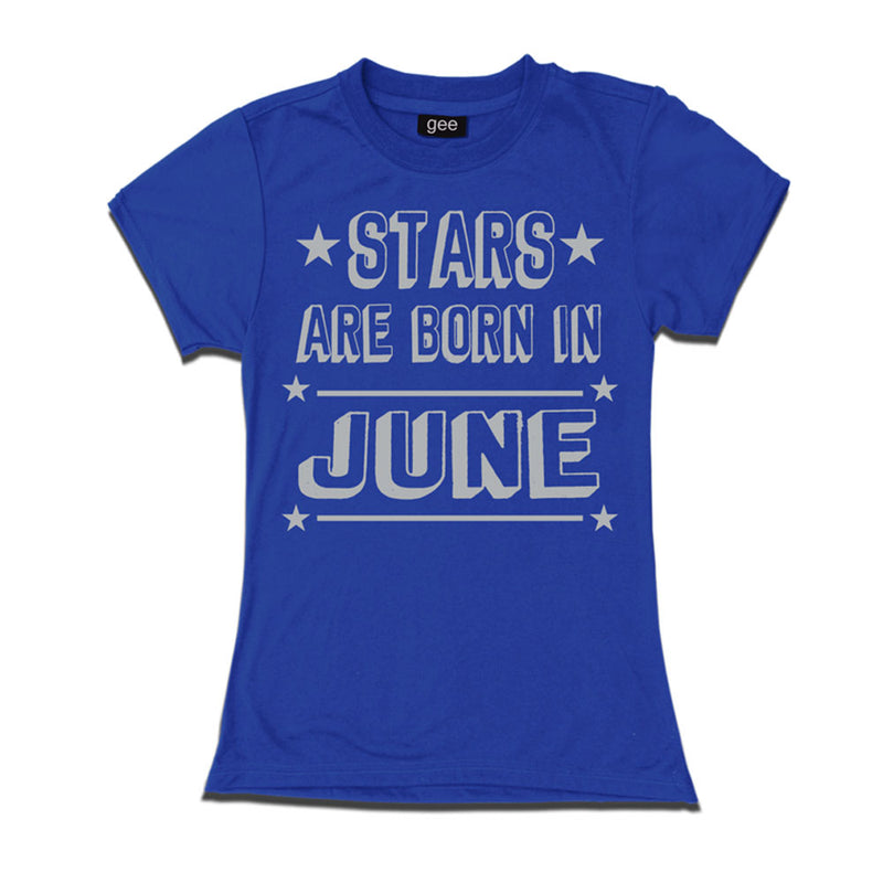 Women Stars Born in June-Birthday t-shirts