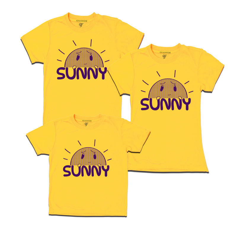 sunny vacation t shirts yellow